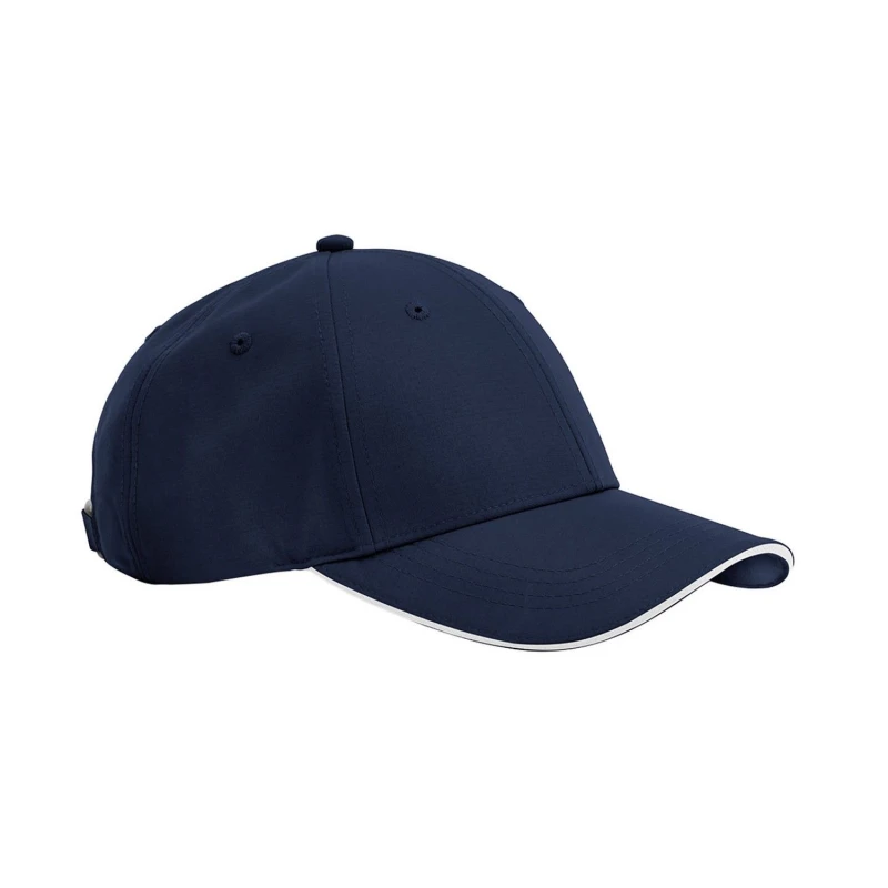 Image of Beechfield Beechfield Men Team Sports-Tech Cap in Mid Navy Mid Navy One Size Male 5063527163578