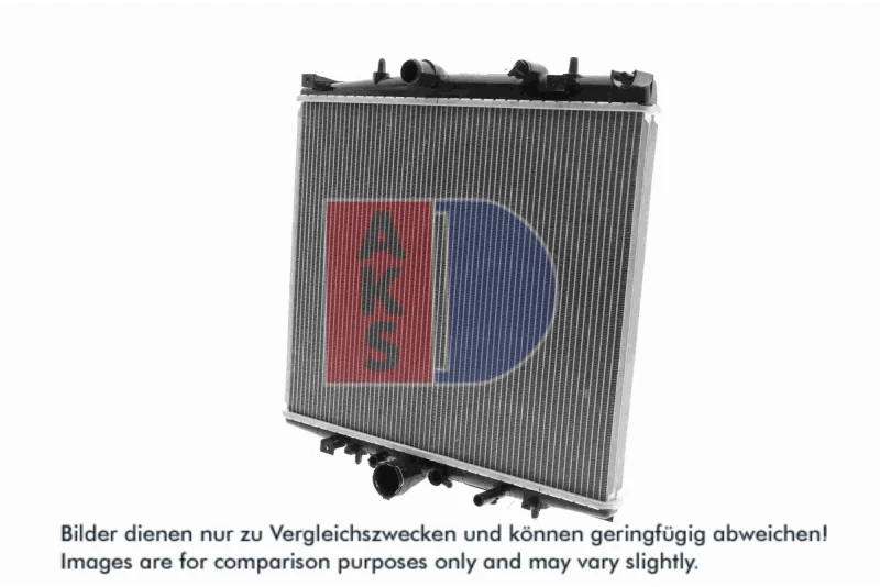 Image of AKS DASIS 060049N Engine radiator Aluminium, Brazed cooling fins Radiator,engine cooling (470)