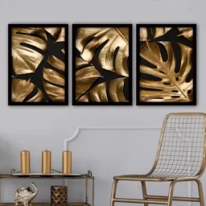 Image of 3SC54 Multicolor Decorative Framed Painting (3 Pieces)