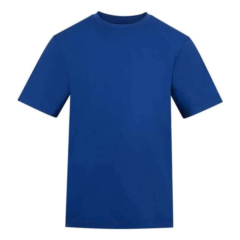 Image of AWDis Mens Cotton T-Shirt in Blue Size: Large Blue Male L