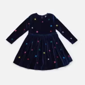 Image of Joules Girls Hampton Luxe Velvet Dress - 3 Years