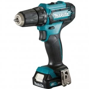 image of Makita DF333 12v Max CXT Cordless Drill Driver 2 x 2ah Li-ion Charger Case