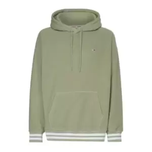 image of Tommy Jeans Tjm Tj Worldwide Text Hoodie - Green