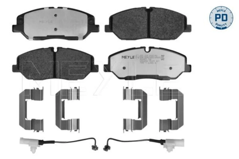 Image of Brake pad set MEYLE 025 224 2020/PD