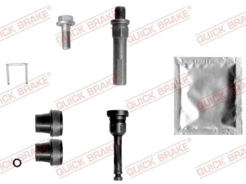 Image of QUICK BRAKE Guide sleeve kit, brake caliper QUICK BRAKE 113-1354X