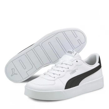 Puma Skye Clean Court Trainers - White Black