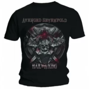 Image of Avenged Sevenfold Battle Armour Black T Shirt: Large