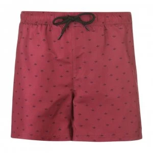 Image of Firetrap Mens Nelson Shorts - Rumba Red