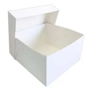 Image of Culpitt Square White Cake Box 10"