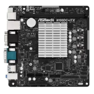 Image of Asrock N100DC-ITX Integrated Intel Quad-Core N100 Mini ITX 1 DDR4 VGA HDMI DC Jack Fanless Design 1x M.2