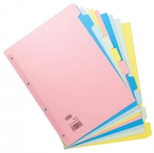 Image of Elba Divider A4 10-Part Manilla 240gm Assorted