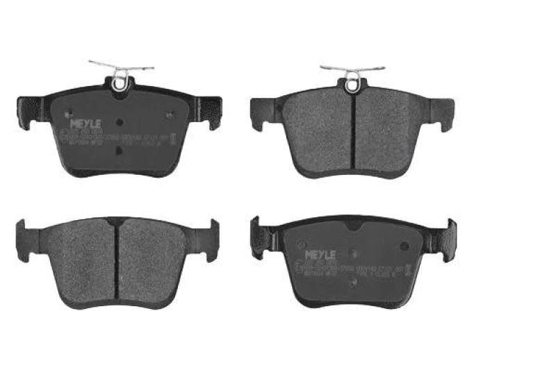 Image of MEYLE 025 250 0816 Brake pad set Rear Axle, not prepared for wear warning indicator, Original Quality, with anti-squeak plate Brake Pad Set,disc brak