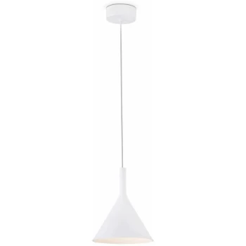 image of Faro Pam-P - LED Small Dome Ceiling Pendant Light White