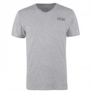 Image of Firetrap Path T Shirt Mens - Grey Marl
