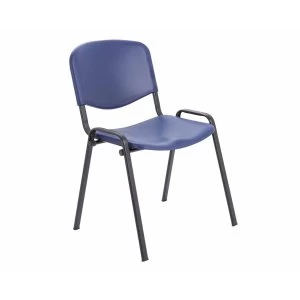 image of TC Office Polypropylene Canteen Chair, Blue