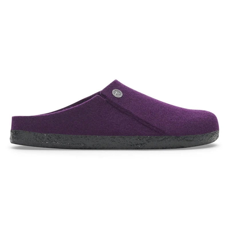 Image of Birkenstock Clogs Birkenstock Shearling Wool Felt Violet Unisex 40