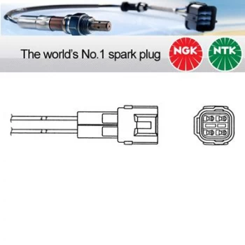 Image of 1x NGK NTK Oxygen O2 Lambda Sensor OZA591-UB2 OZA591UB2 (0008)