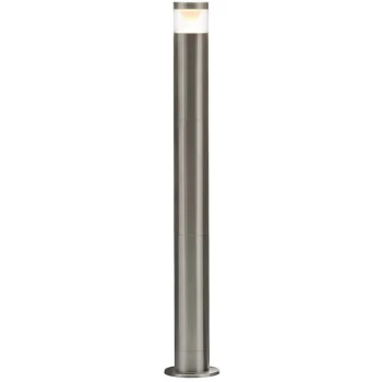 image of LED Bollard Light Post 4W POLLUX 3000K Warm White Stainless Steel Exterior - Zinc