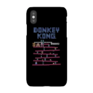 image of Nintendo Donkey Kong Retro Phone Case - iPhone X - Snap Case - Gloss