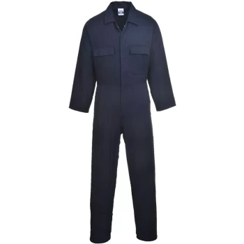 image of Portwest S998NARS - sz S Euro Work Cotton Coverall - Navy