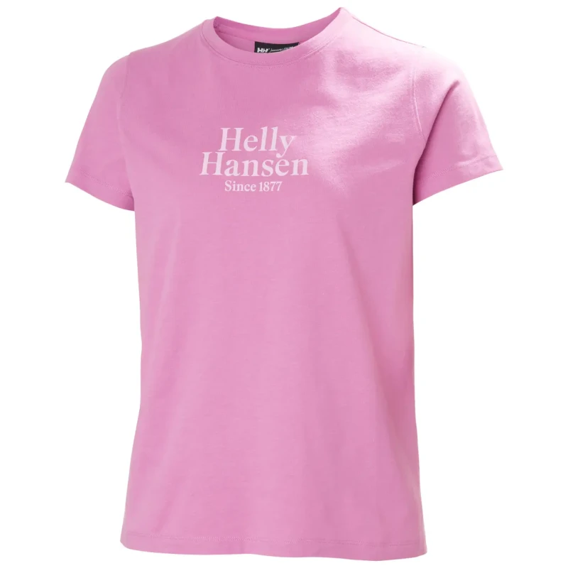 Image of Helly Hansen Womens T-Shirt Helly Hansen Core Graphic 2.0 Rose Female XS