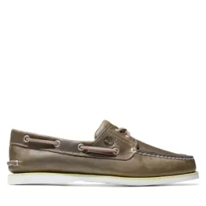 Timberland Classic Boat Shoe For Men In Greige Greige, Size 12.5