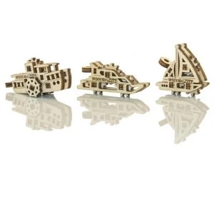 Image of Widgets Ships Wooden City 3D Wooden Model Kit