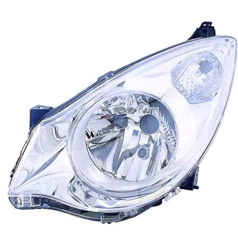 Image of DIEDERICHS 1866981 Headlights H4, Left, with motor for headlamp levelling Headlight (259)