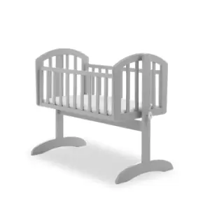 image of OBaby Sophie Swinging Crib, Painted Pine Warm Grey