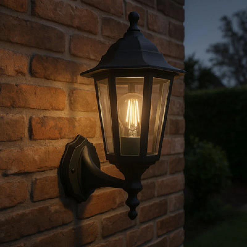 Image of EGLO Eglo Olgiata-E Plastic Classic Outdoor Wall Light, Black One Size Unisex 9002759741693