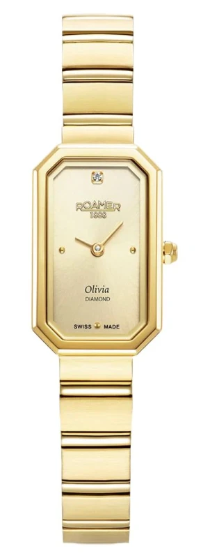 Image of Roamer 627845 48 39 20 Olivia Diamond Quartz (18 x 29mm) Watch