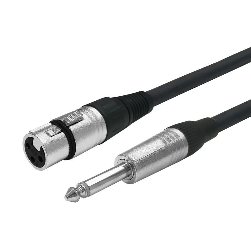 Image of Vivolink PROAUDXLRFJACK1 audio cable 1m XLR 6.35mm Black
