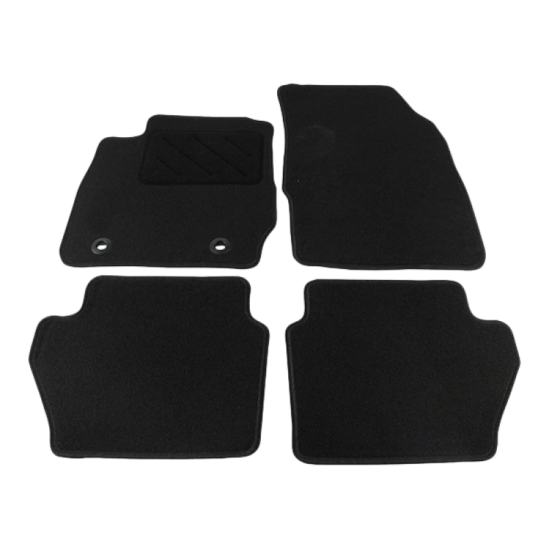 Image of FROGUM 77803160 Floor mat set NO.77 Quantity: 3, black, TPE (thermoplastic elastomer) TPE (thermoplastic elastomer) Floor mat set (215)