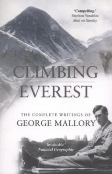 Image of Climbing Everest by George Mallory Book