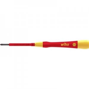 Image of Wiha PicoFinish electric 42378 Electrician, VDE, Electrical & precision engineering Pillips screwdriver PH 0 Blade length: 65 mm