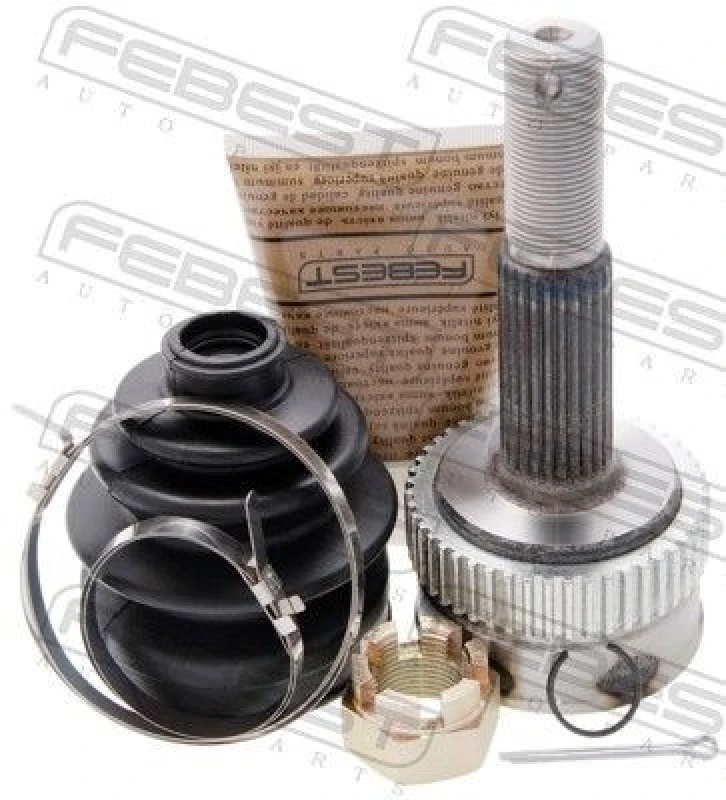 Image of FEBEST 0210-J10RA48 Joint, drive shaft Wheel Side, with ABS sensor ring Joint,drive shaft (236)