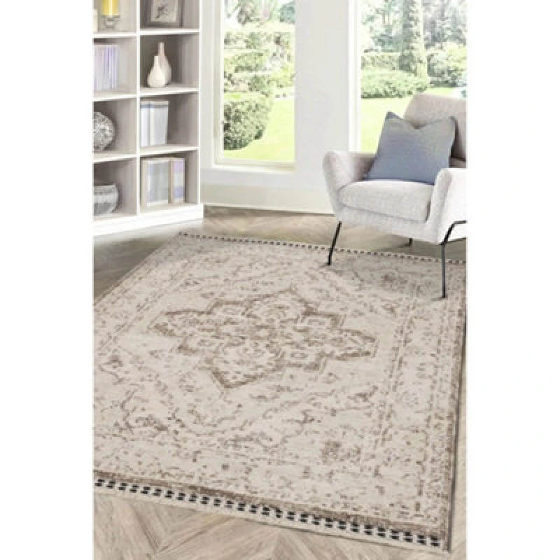 Image of Homemaker Mateo Traditional Rug Grey Persian Rugs 120x170cm Grey 39579802125