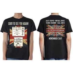Image of Alice Cooper - UK Only Event (Nov 2017) Unisex Small T-Shirt - Black