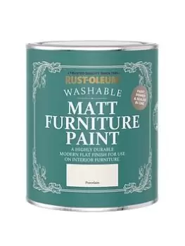 image of Rust-Oleum Matt Finish 750 Ml Furniture Paint - Porcelain