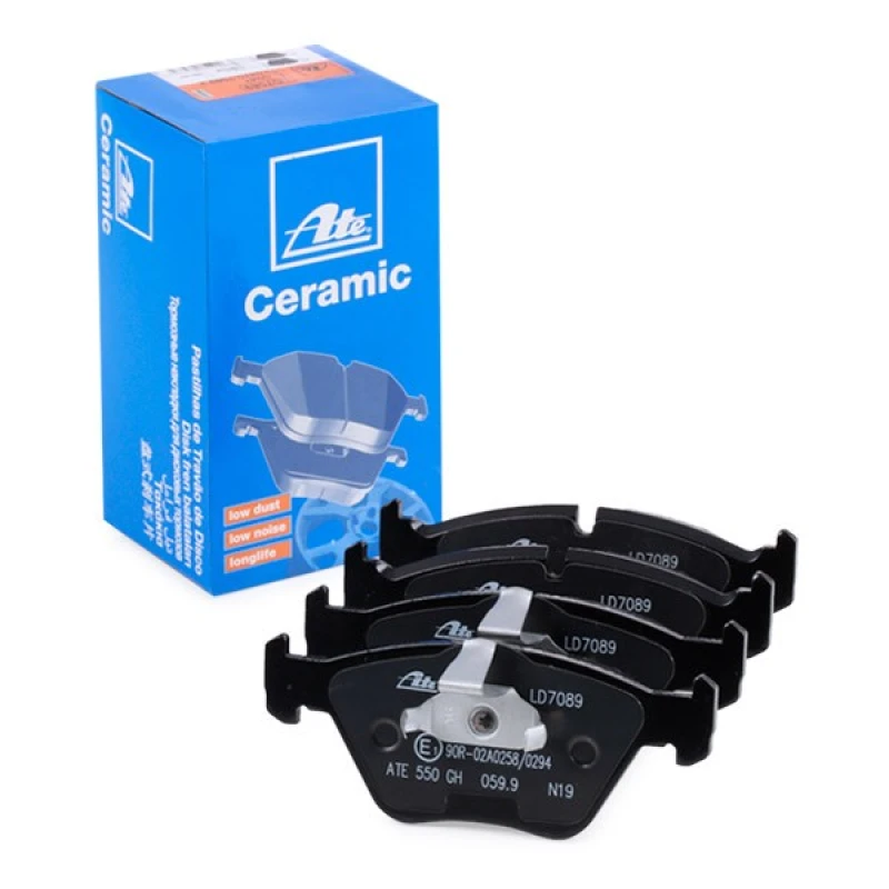 Image of ATE 13.0470-7089.2 Brake pad set excl. wear warning contact Brake Pad Set,disc brake (402)