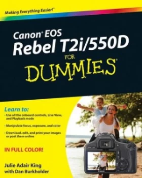 Image of Canon EOS Rebel T2i/550D for dummies by Julie Adair King