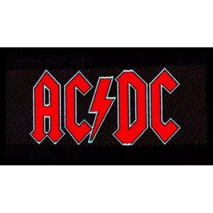 image of AC/DC - Red Logo Standard Patch