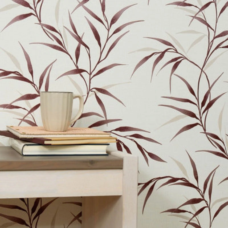 Image of Erismann Nonwoven Wallpaper Beige, Red - 10,05 X 0,53 M