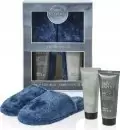 image of The Kind Edit Co. Skin Expert Slipper Gift Set 150ml Hair & Body Wash + 150ml Face Wash + 1 Pair Slippers