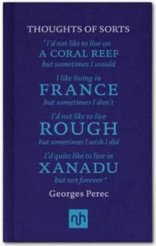 Image of Thoughts of Sorts by Georges Perec and David Bellos Hardback
