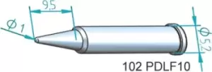 Image of Ersa 1mm Conical Soldering Iron Tip for use with i-Tool