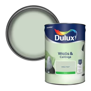 Image of Dulux Walls & Ceilings Willow Tree Silk Emulsion Paint 5L