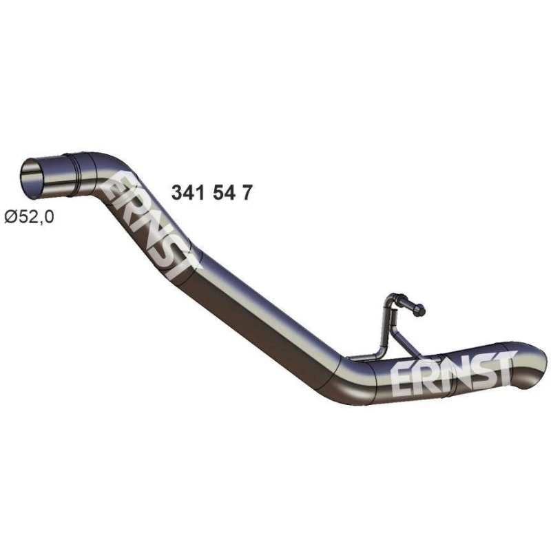 Image of ERNST 341547 Exhaust Pipe Rear, Length: 980mm Exhaust Pipe (17)