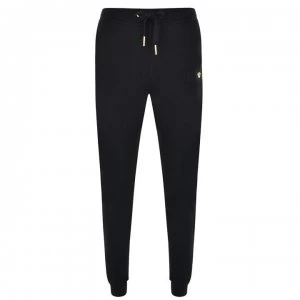 image of True Religion Logo Jogging Bottoms - Black/Gold SMU