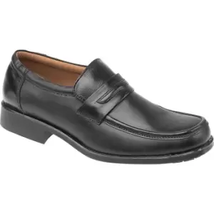 Image of Amblers Manchester Leather Loafer Black Size 9